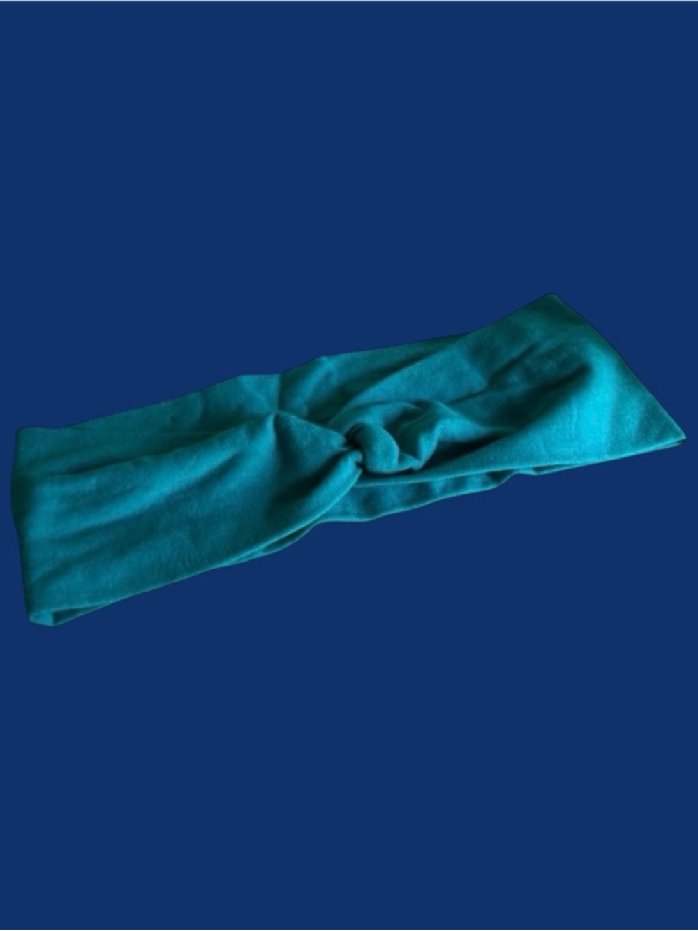 Blue Knotted Headband
